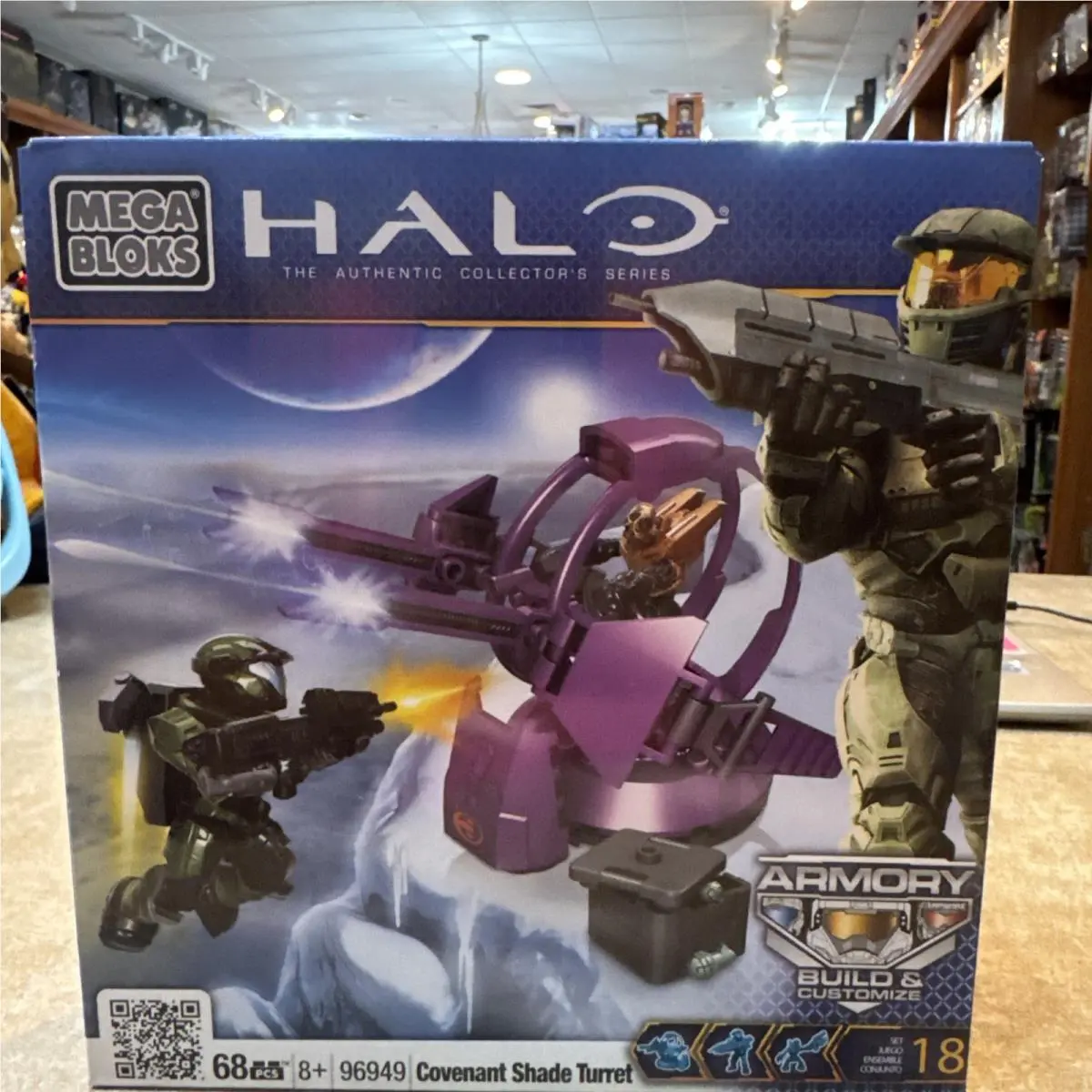 Mega Bloks Halo - Covenant Shade Turret Building Set 96949