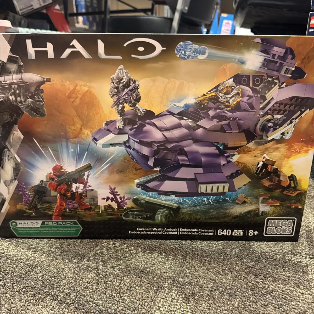 Mega Bloks Construx Halo Covenant Wraith Ambush DPJ93 2016 Box