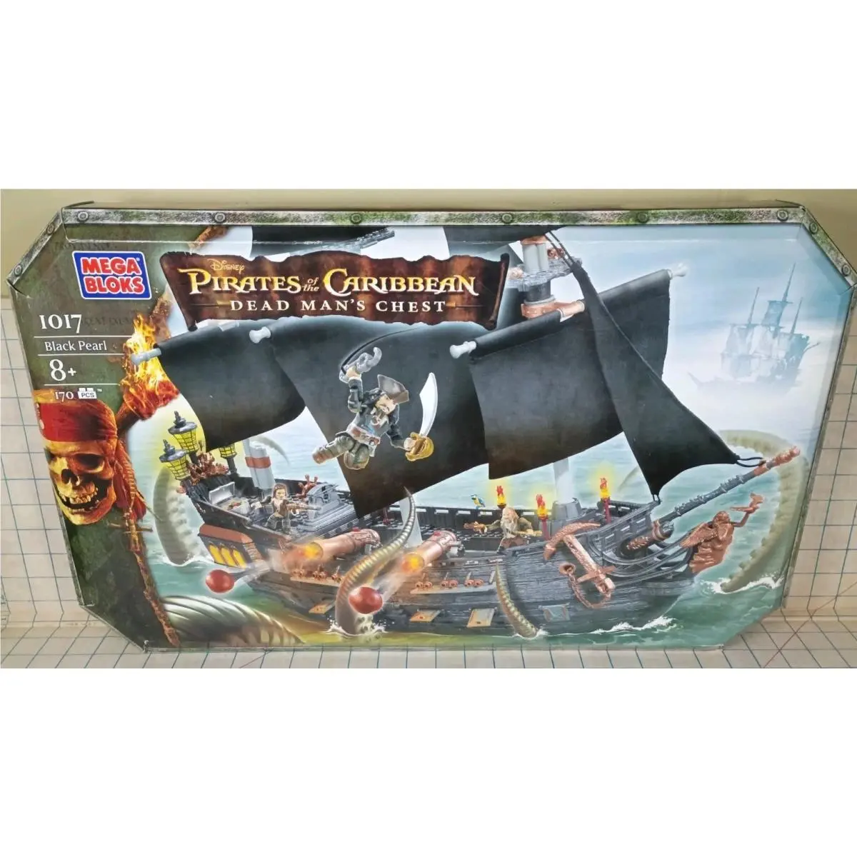 Mega Bloks Blocks Black Pearl 1017 Pirates of The Caribbean Dead Man`s Chest
