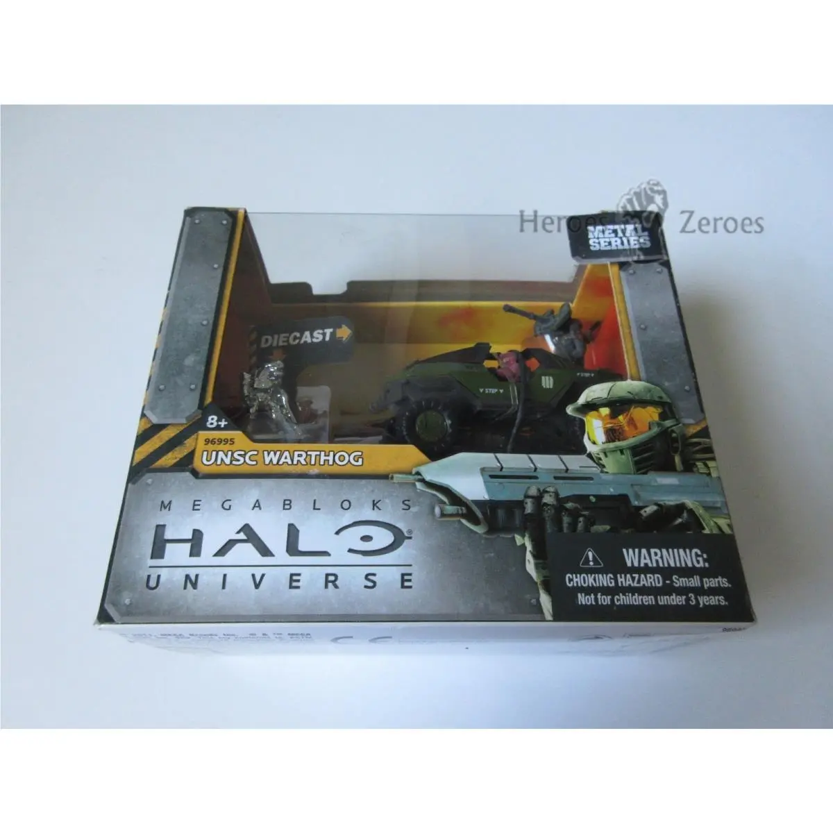 Halo Mega Bloks Metal Series 96995 Unsc Warthog Diecast 2011