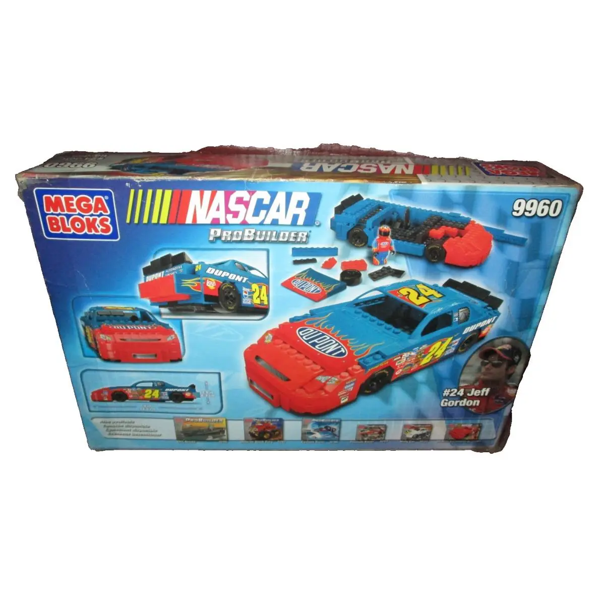 2004 Mega Bloks Pro Builder 9960- Nascar 24 Jeff Gordon Dupont Car