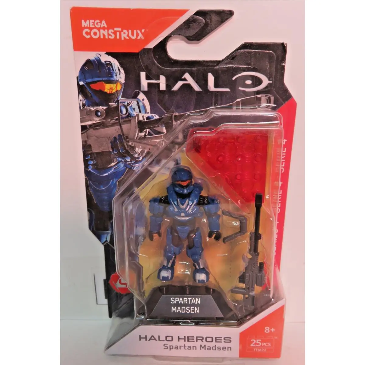 Halo Heroes 4 Mega Bloks Construx Spartan Madsen Figure 25PCS. FFM72