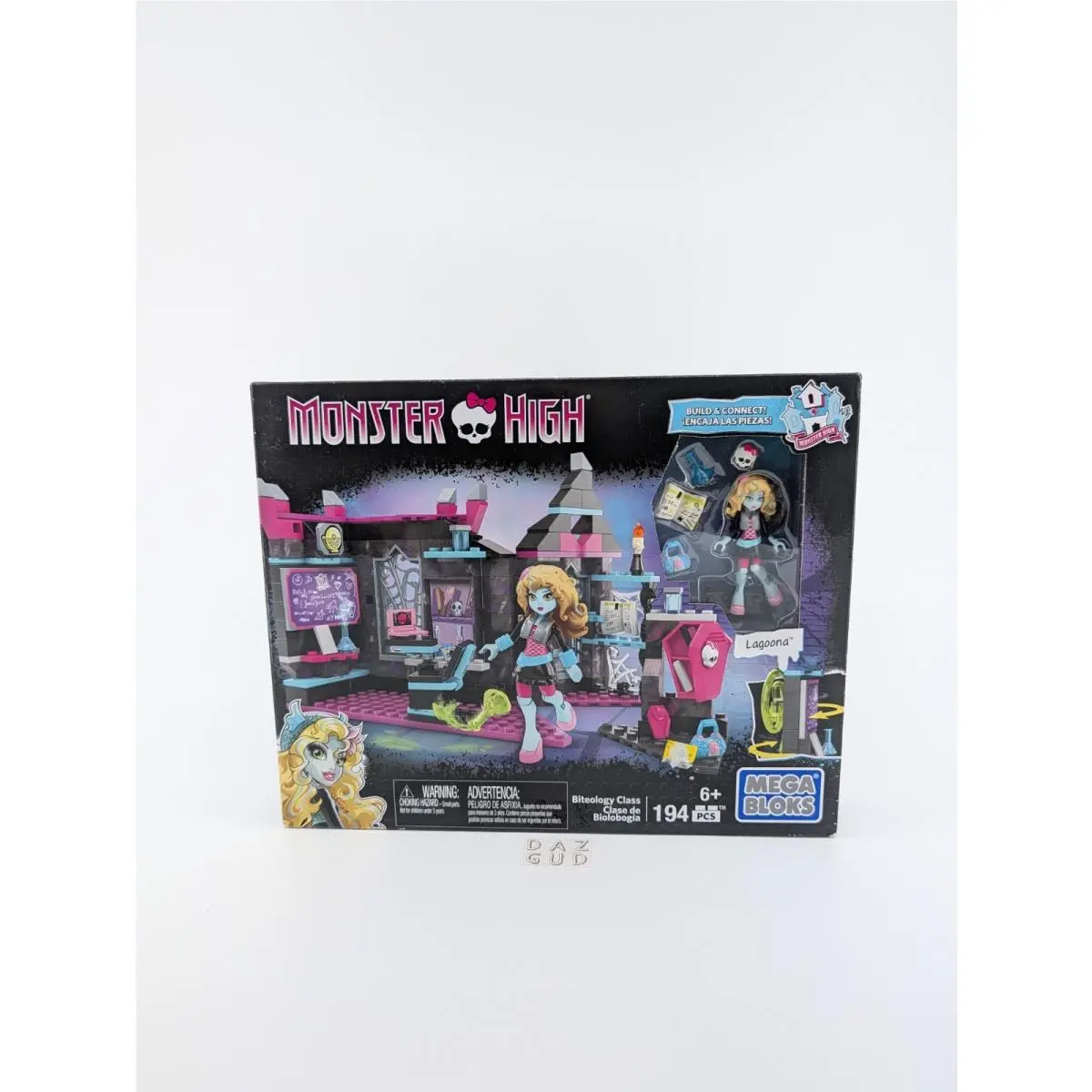 Monster High Biteology Class Mega Bloks Set 2015 Lagoona Blue