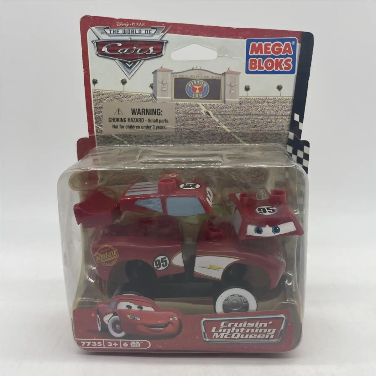 Mega Blocks Bloks Disney Pixar Cars 7735 Cruisin Lightning Mcqueen