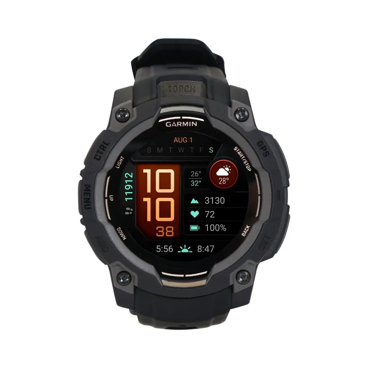 Instinct 3 Amoled Rugged Outdoor Gps Smartwatch - 45mm Silicone Band by Garmin