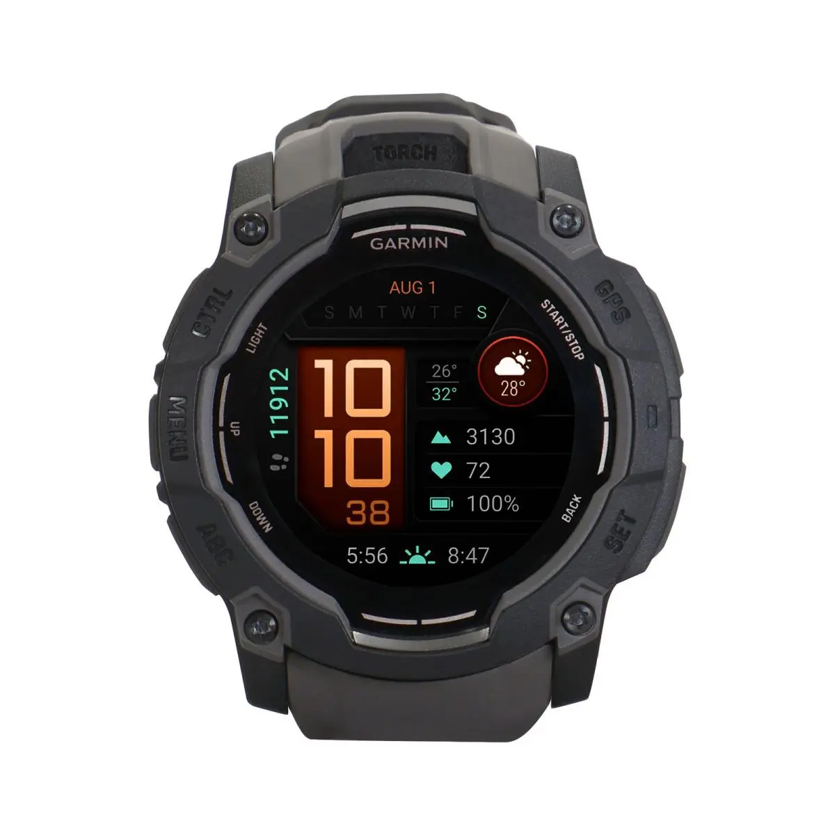Instinct 3 Amoled Rugged Outdoor Gps Smartwatch - 50mm Silicone Band by Garmin