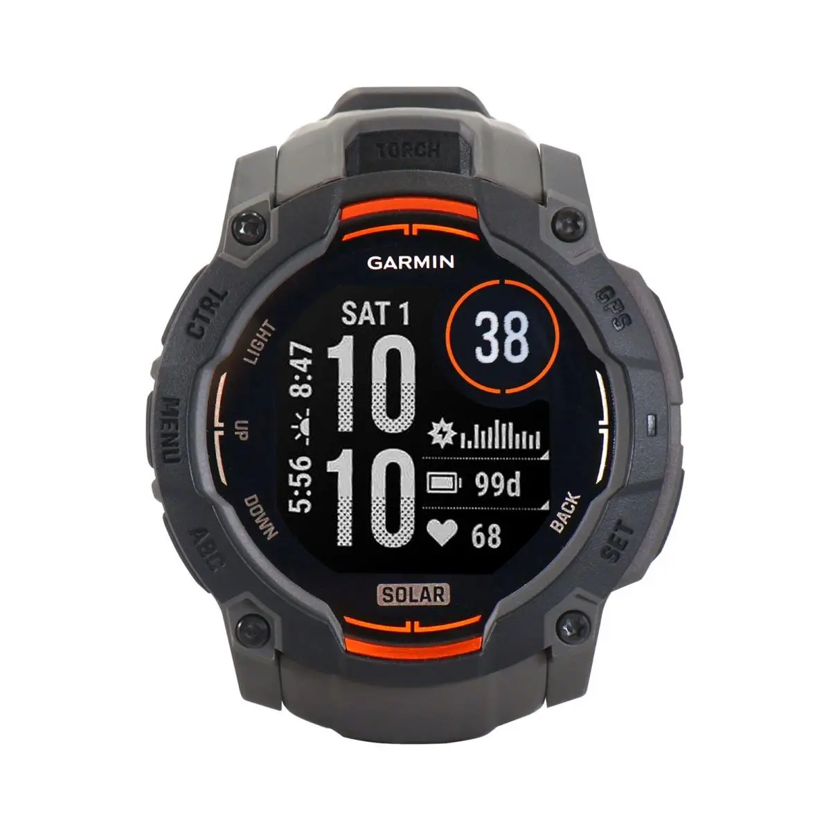 Instinct 3 Solar Rugged Outdoor Gps Smartwatch - 50mm Silicone Band by Garmin