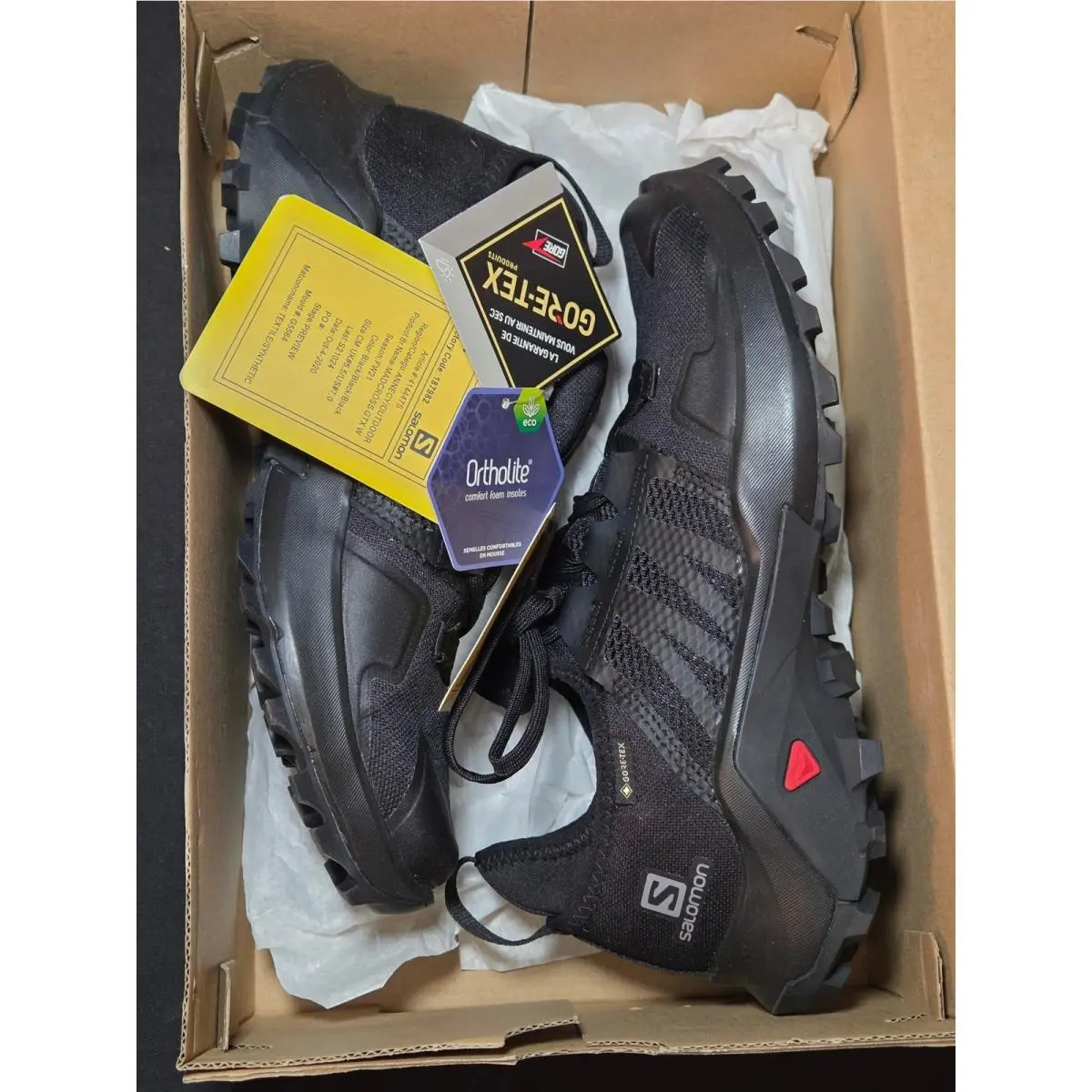 Salomon Madcross Gtx W Womens Trail Running Shoes Black Gore-tex 414447 Size 7