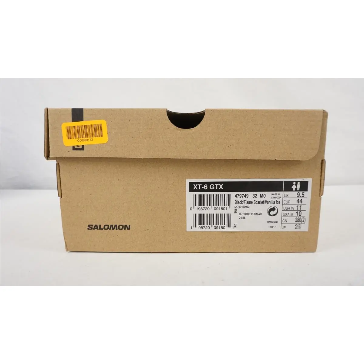 Salomon shoes - Salomon XT-6 - L4797490032 - Black (UPC: 198720091801) 9