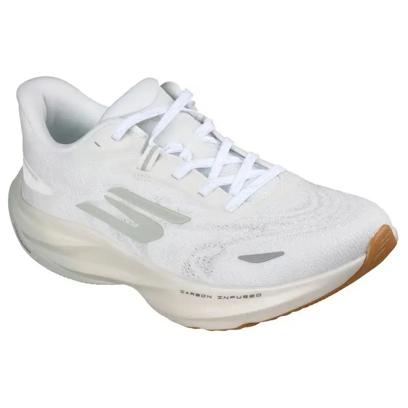 Womens Skechers Aero Spark White Green Mesh Shoes