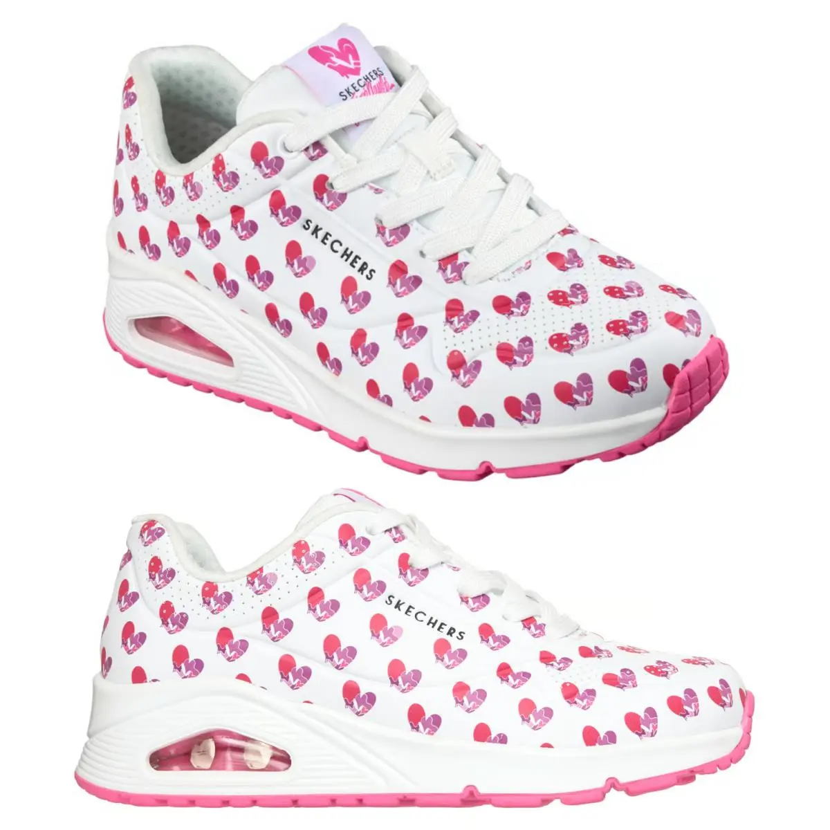 Skechers shoes - White/Pink 5