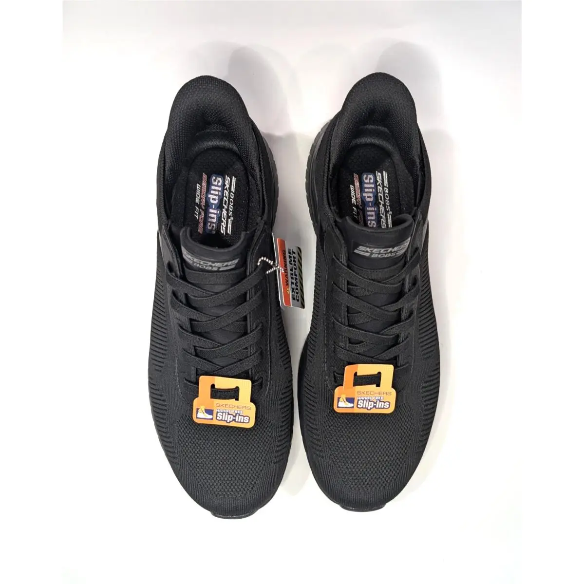 Skechers shoes - Skechers Slip-ins BOBS Squad Chaos Solid Step - 118312 118312W 118312W/BBK - Black 0