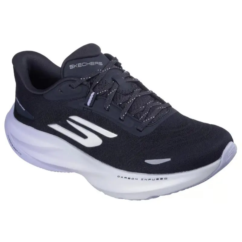 Womens Skechers Aero Spark Black Purple Mesh Shoes
