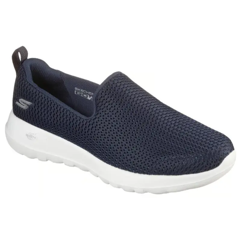 Womens Skechers GO Walk Joy Navy White Mesh Shoes - Blue