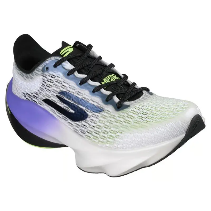 Womens Skechers Aero Tempo White Multi Mesh Shoes