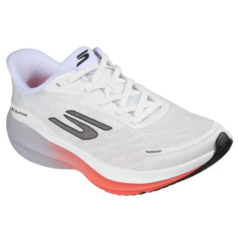 Womens Skechers Slip Ins Aero Pulse White Coral Lavender Mesh Shoes