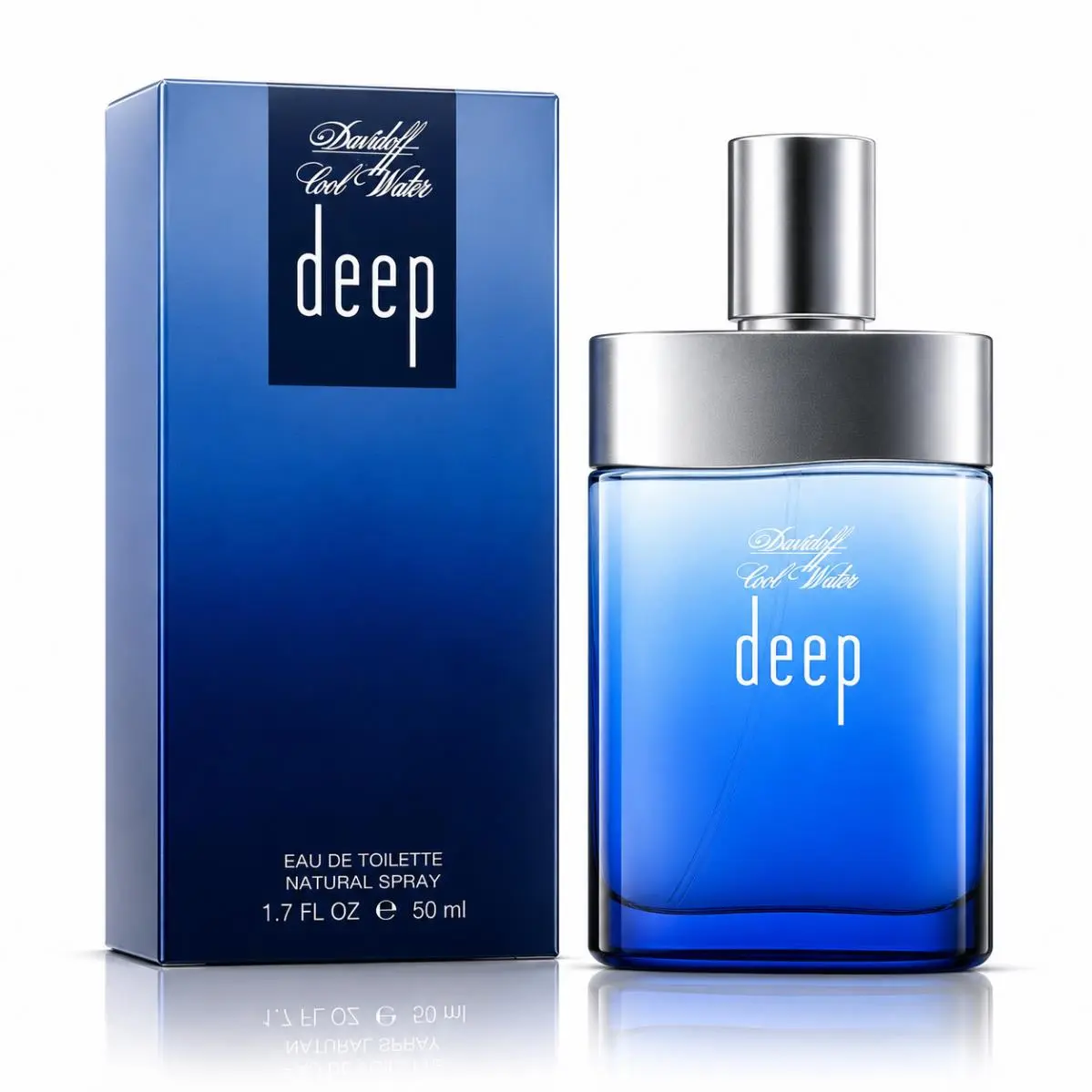 Cool Water Deep by Davidoff 1.7 oz / 50 ml Eau De Toilette Spray For Men