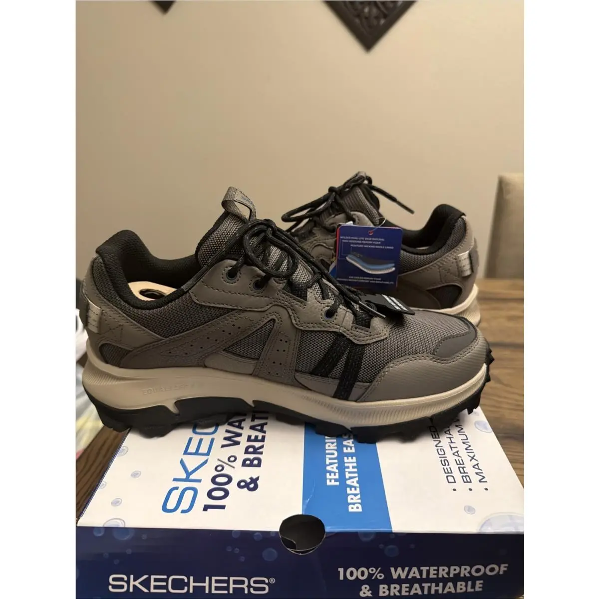 Skechers shoes - Skechers Waterproof - Waterproof - Brown/Gray 3