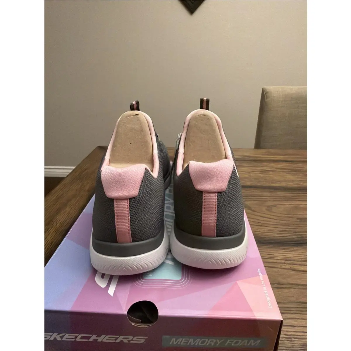 Skechers shoes - Skechers Summits - Summits - Charcoal / Pink 2