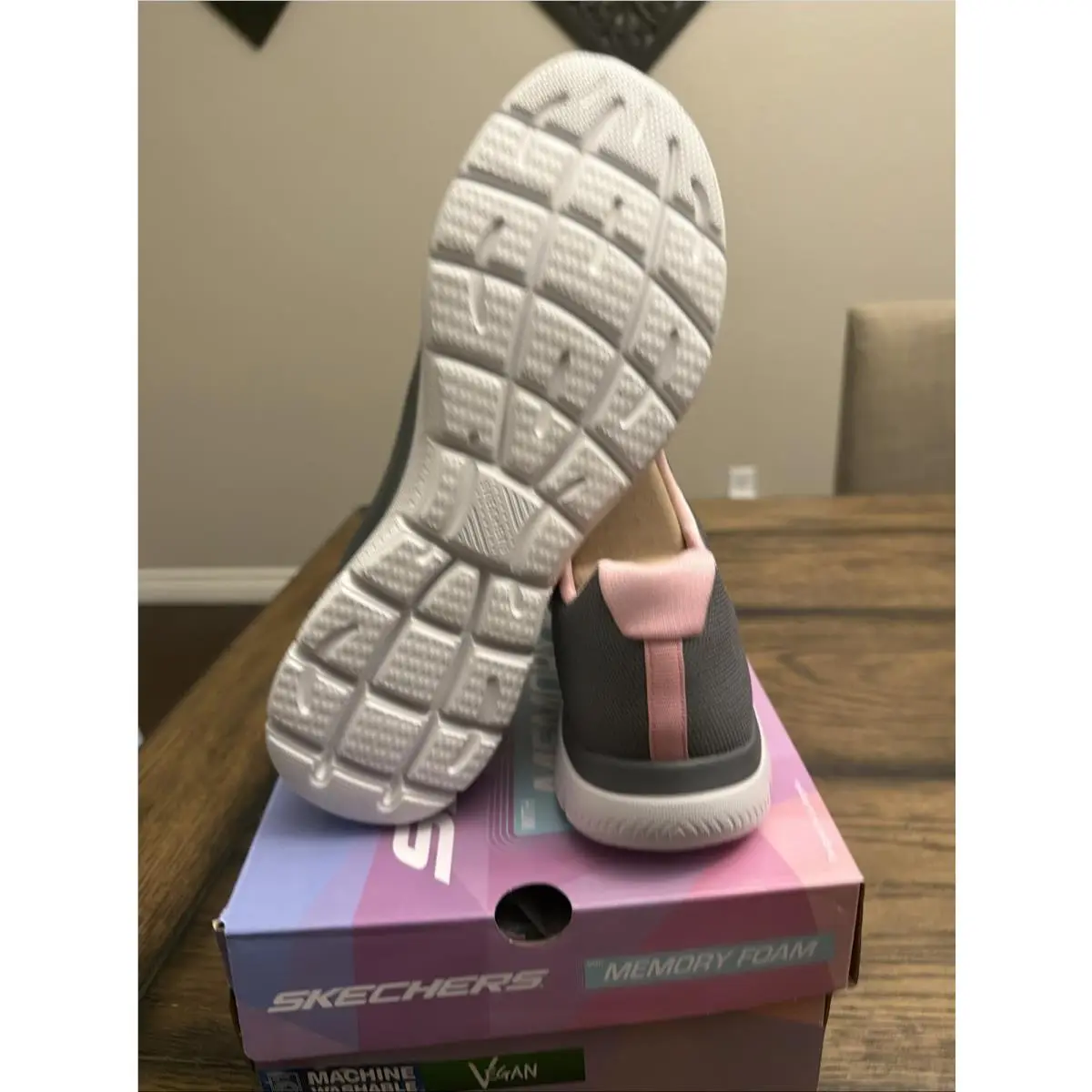 Skechers shoes - Skechers Summits - Summits - Charcoal / Pink 4