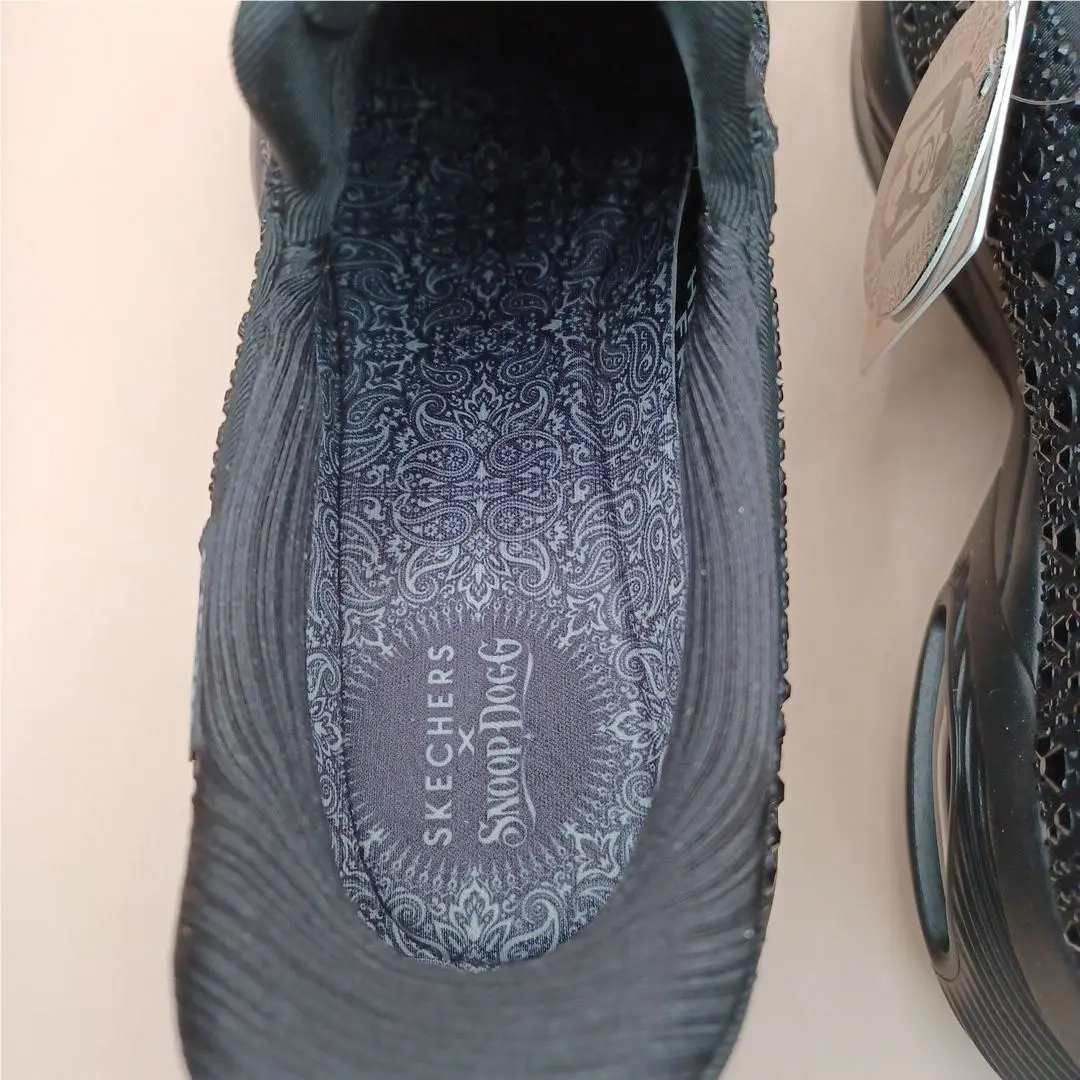 Skechers shoes - Sketchers Snoop Dog Rhinestone Air Sneakers-Black - Black 4