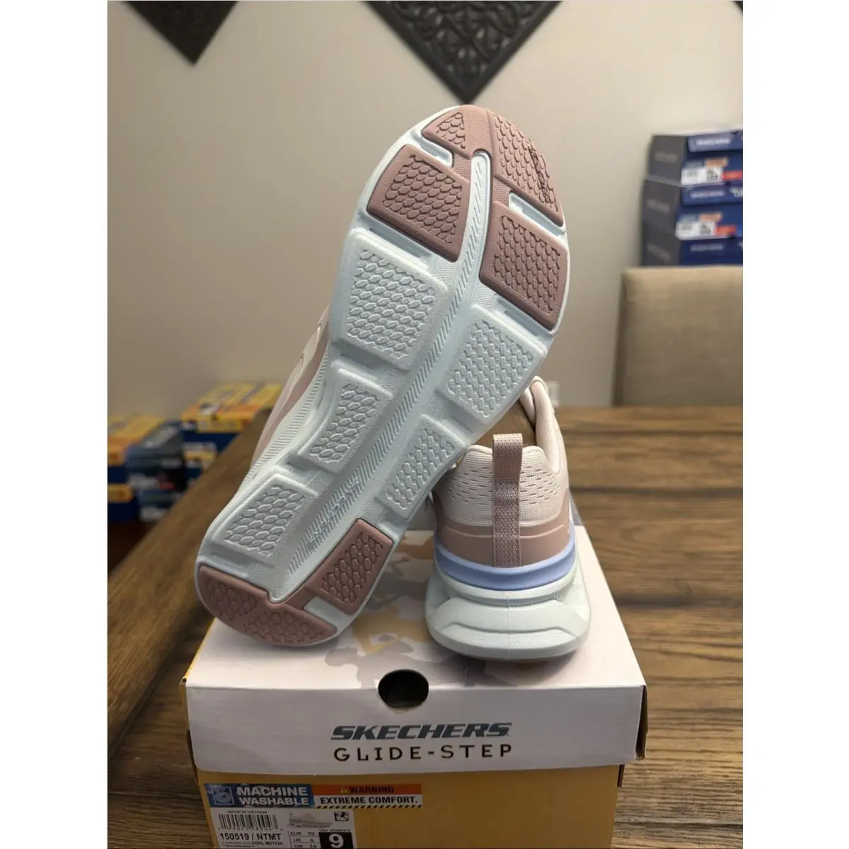 Skechers shoes - Skechers Glide-Step - Beige 4