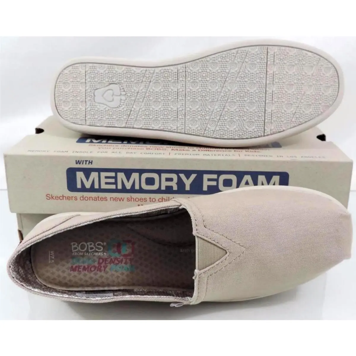 Skechers shoes - Skechers Bobs Spring Step - Bobs Spring Step - Beige (UPC: 888222880927) 6
