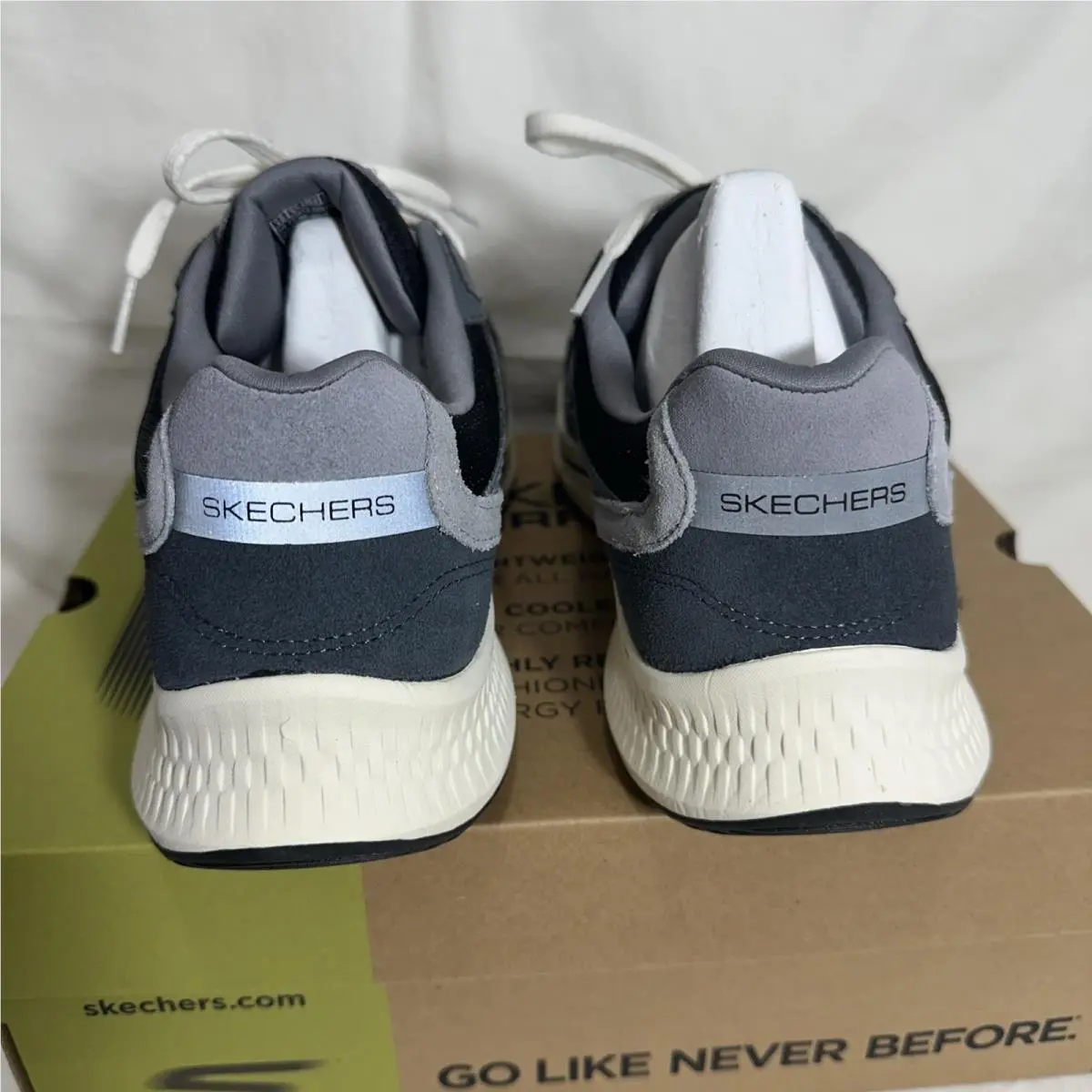 Skechers shoes - Skechers Slip-ins GO RUN Consistent 2.0 - 220872 - Gray (UPC: 0197976367012) 1