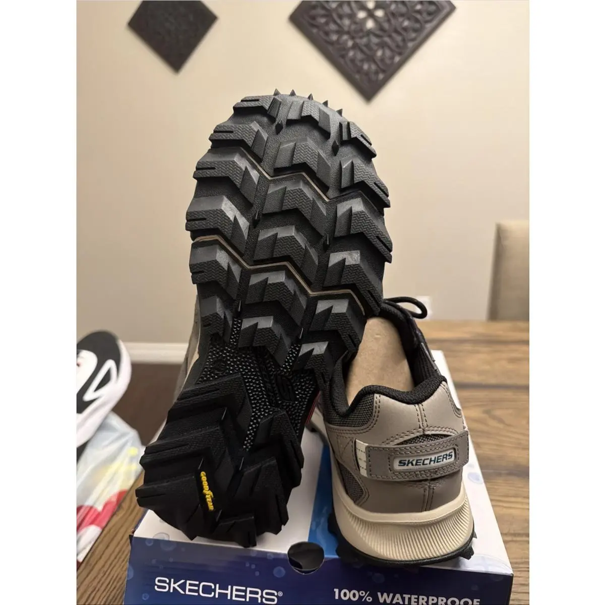 Skechers shoes - Skechers Waterproof - Waterproof - Brown/Gray 4