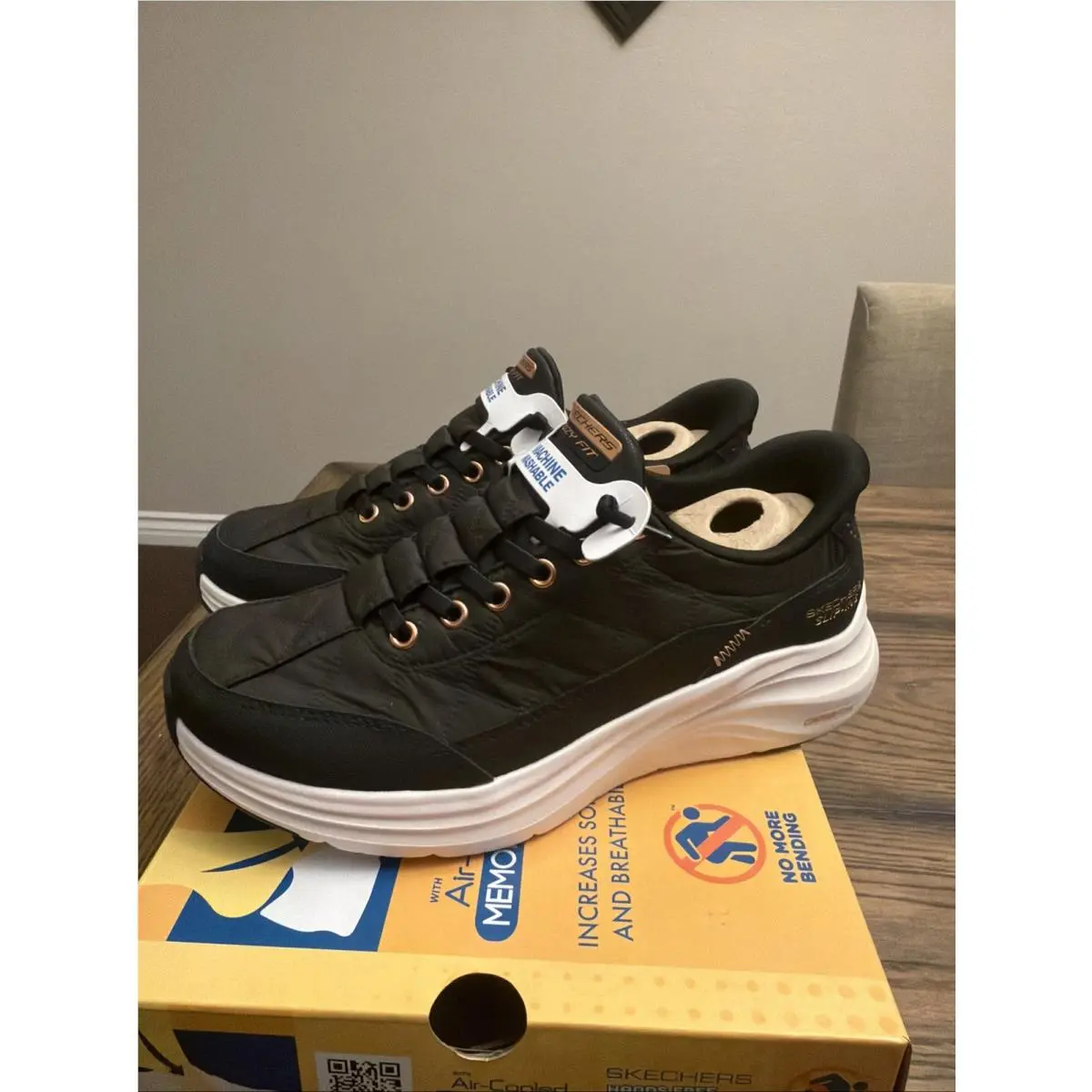 Skechers shoes - SKECHERS Contour Foam - Contour Foam - Black Rose Gold 1