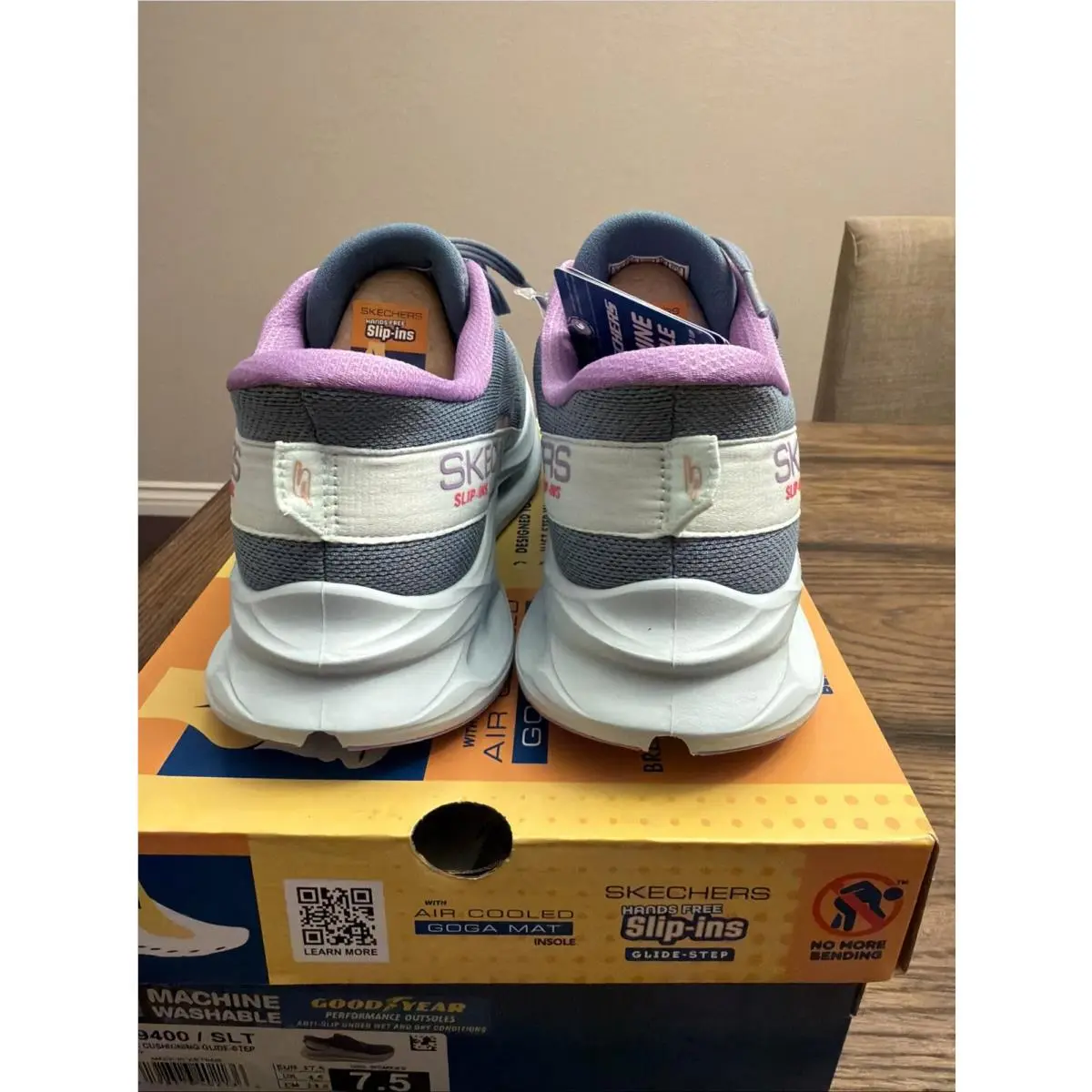 Skechers shoes - Skechers Max Cushioning Glide-Step - Max Cushioning - 129400 SLT - Blue 2