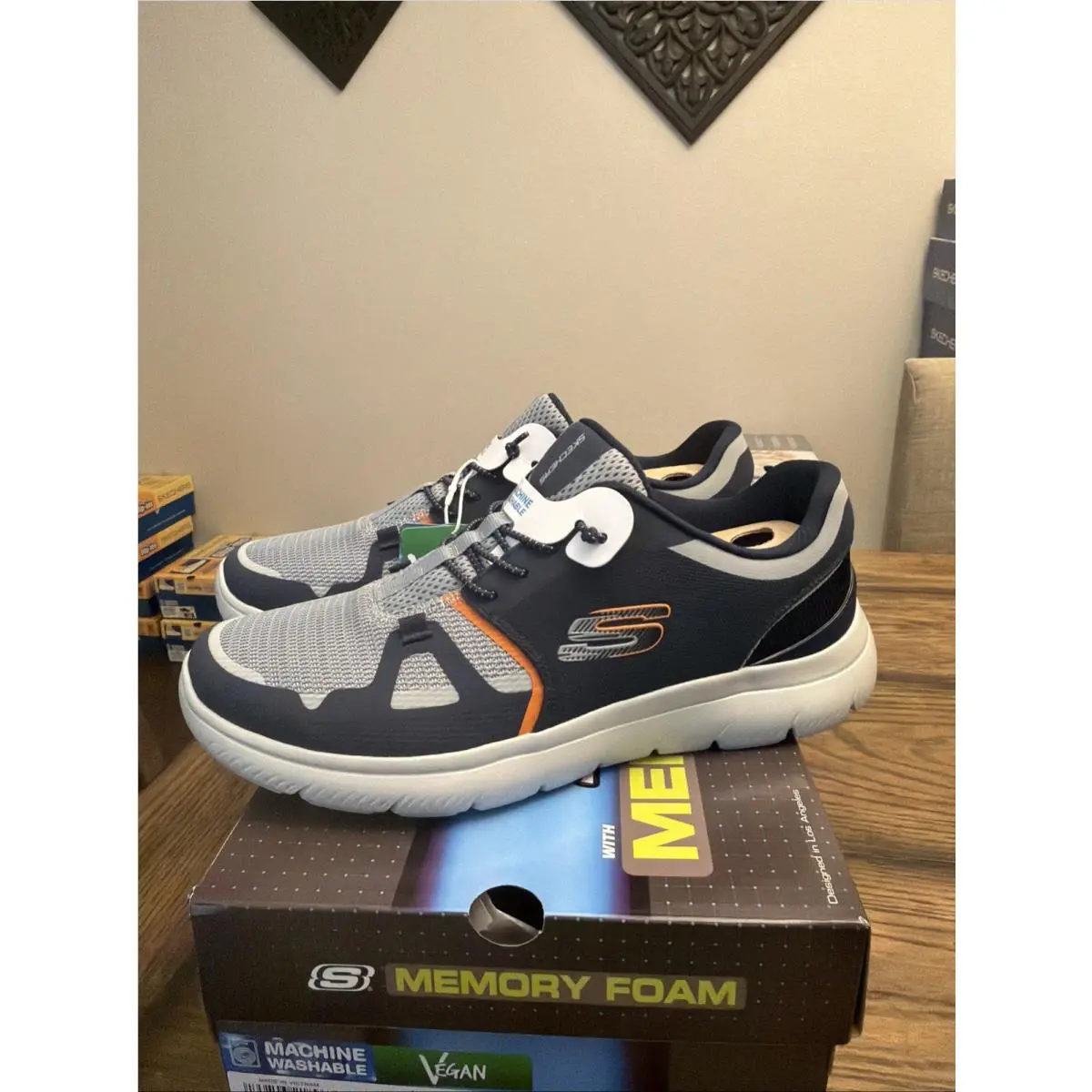 Skechers shoes - SKECHERS SUMMITS CLOTTO - SUMMITS CLOTTO - Orange 1