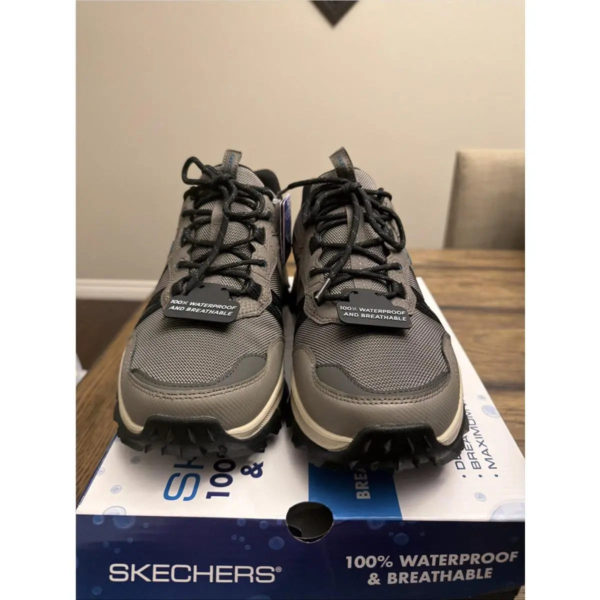 Skechers shoes - Skechers Waterproof - Waterproof - Brown/Gray 0
