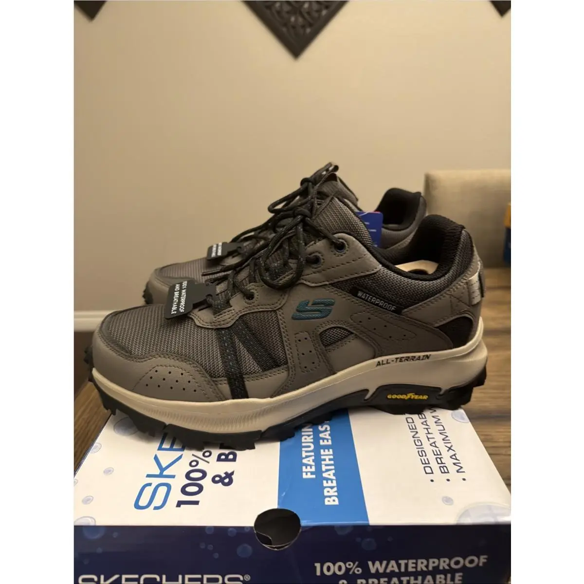Skechers shoes - Skechers Waterproof - Waterproof - Brown/Gray 1