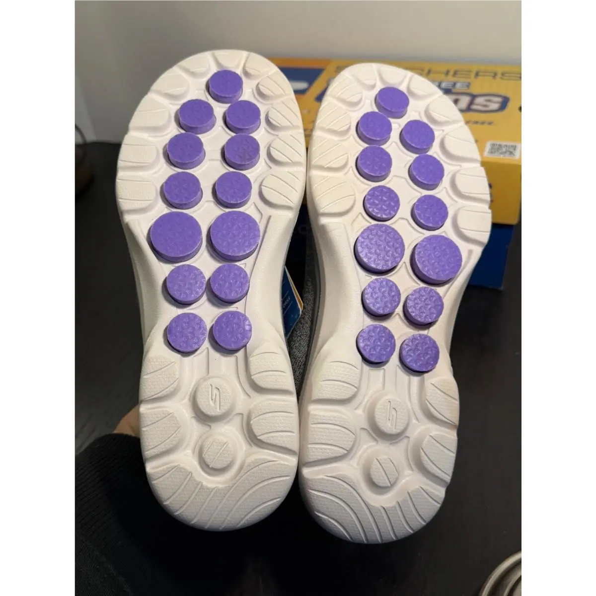 Skechers shoes - Skechers GO WALK 6 - WALK - Grey, Purple 12