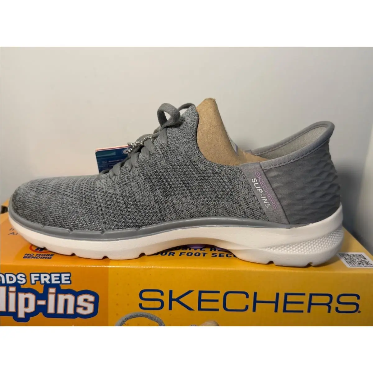 Skechers shoes - Skechers GO WALK 6 - WALK - Grey, Purple 7