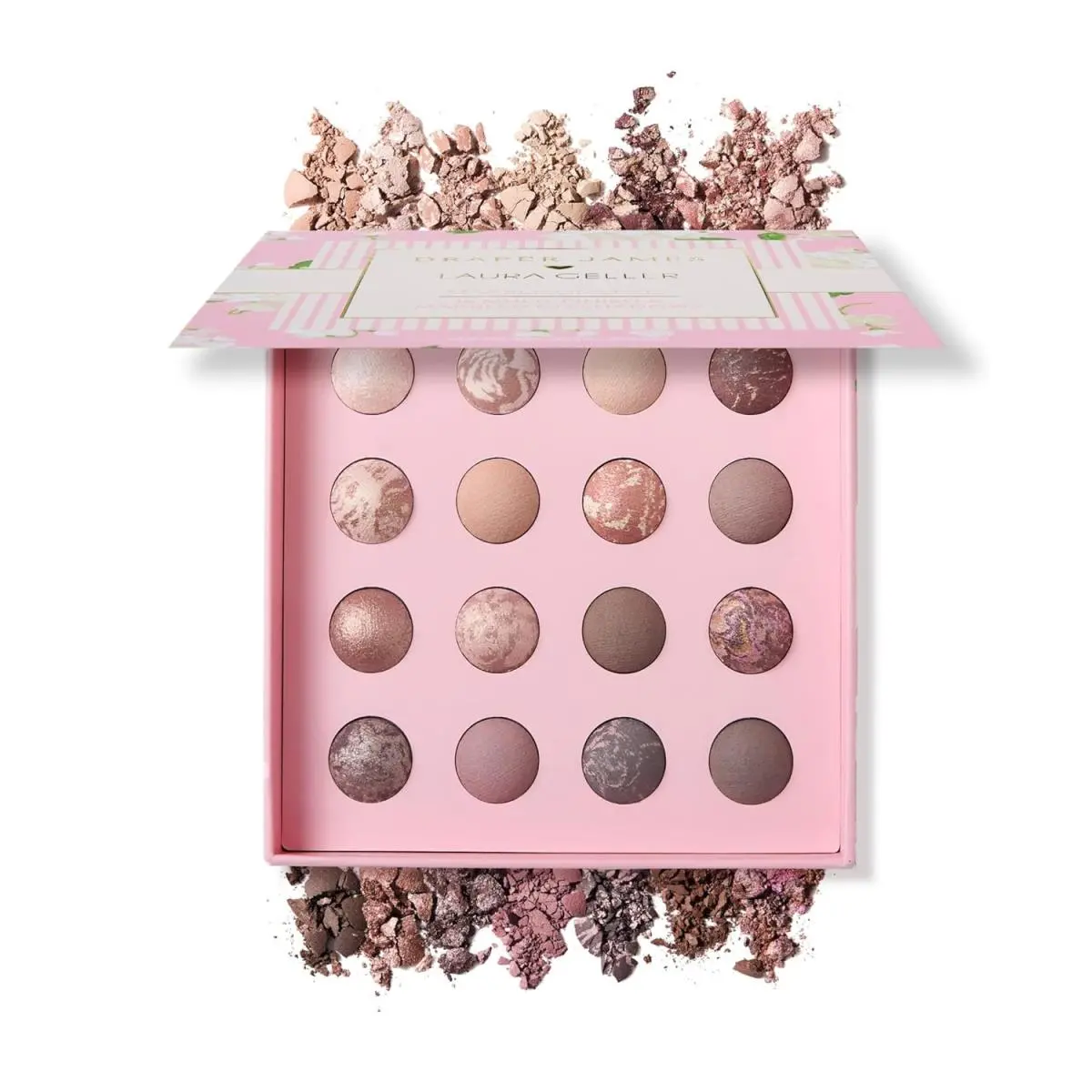 Laura Geller New York Marble-ous Eyes Eyeshadow Palette – 16 Multi-finish Baked