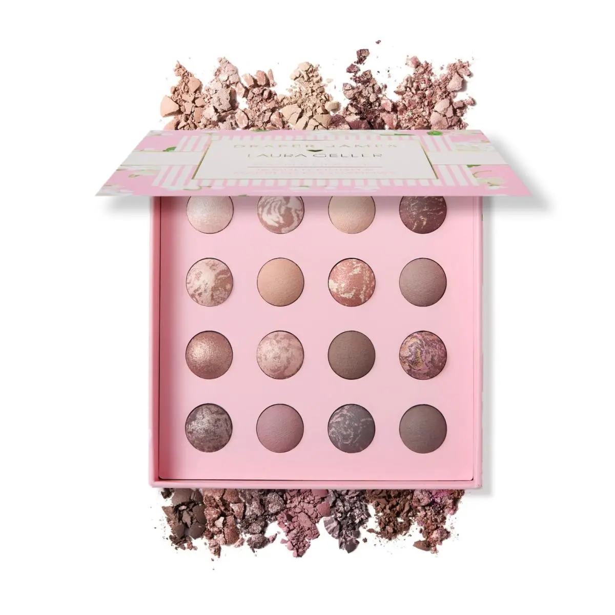 Laura Geller Marbleous Eyes Eyeshadow Palette – 16 Multifinish Baked Marbled Eyeshadows