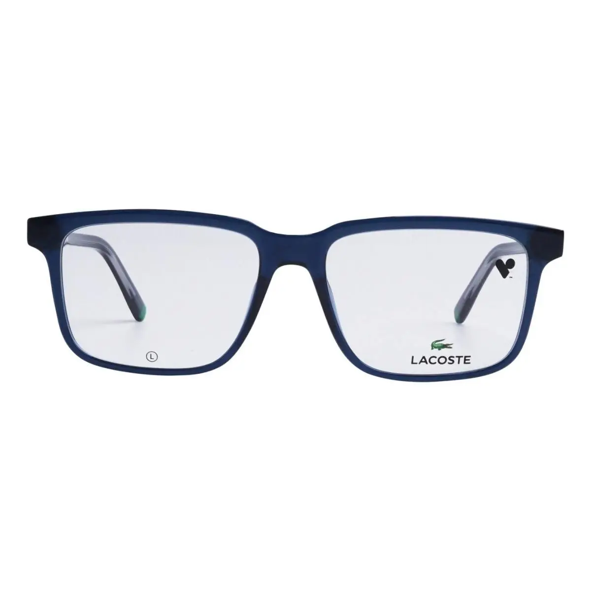 L2946 410 Transparent Blue 55-16-145 Eyeglasses by Lacoste
