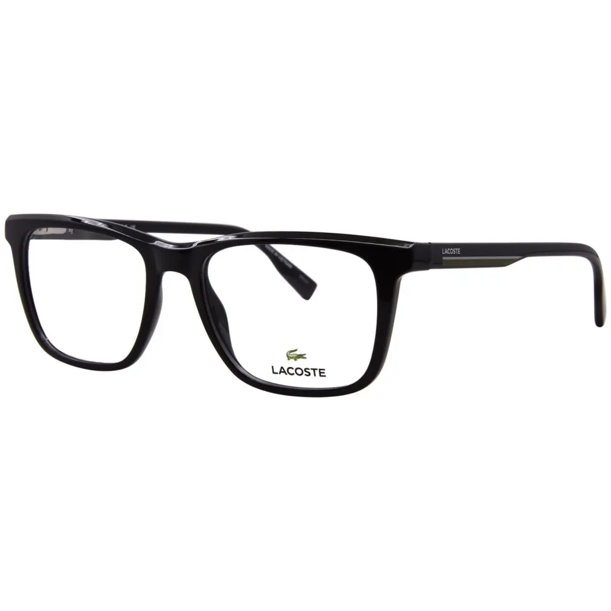 Lacoste L2960 N 001 Eyeglasses Men`s Black Full Rim Rectangle Shape 54mm