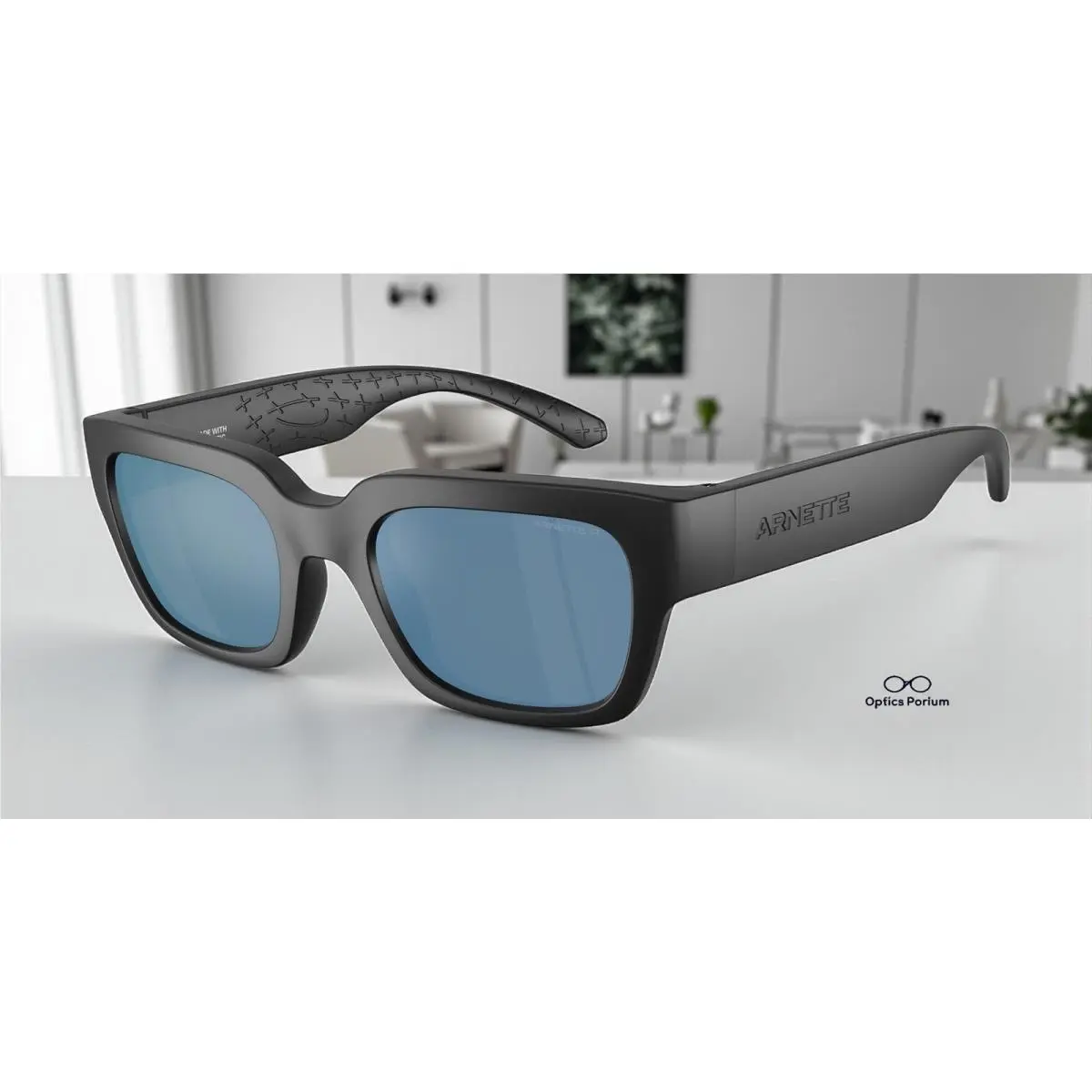 Arnette AN4354 275822 Myndegap Matte Black Grey Polarized 49 mm Men`s Sunglasses
