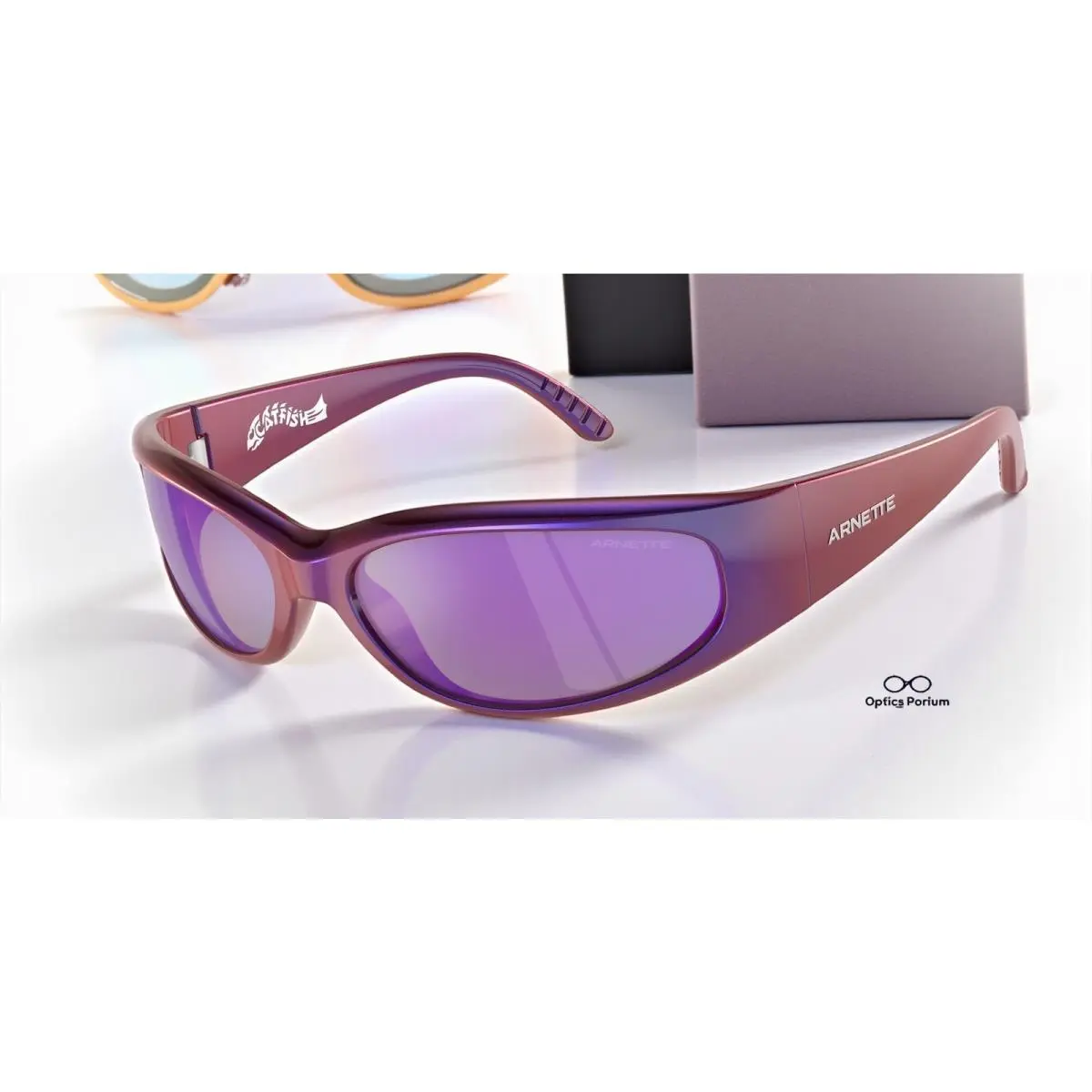 Arnette AN4302 29084V Catfish Blue Violet Grey Mir Violet 62 mm Men`s Sunglasses