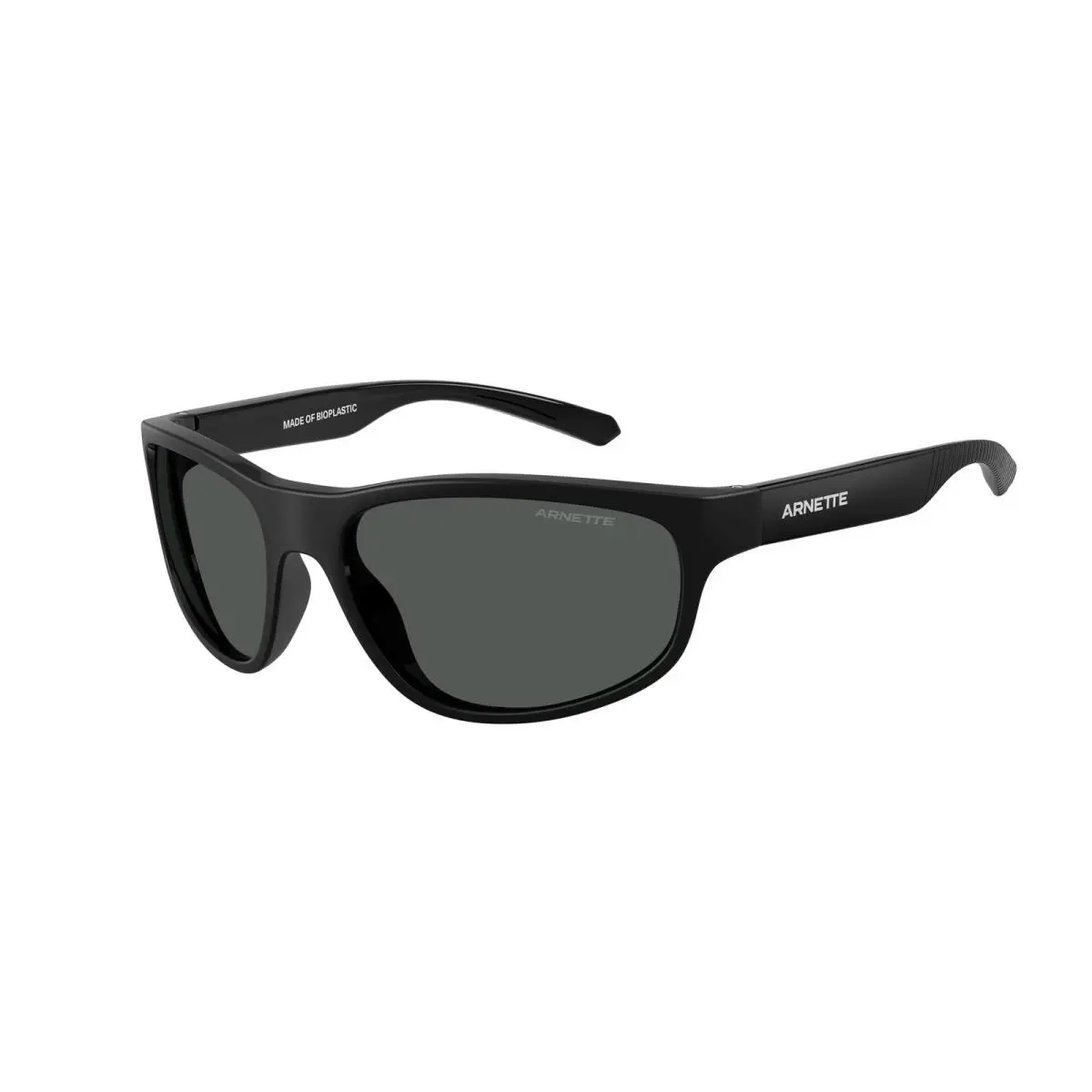 Arnette AN4351 290087 E.z. Black Matte Shiny Dark Grey 56 mm Men`s Sunglasses