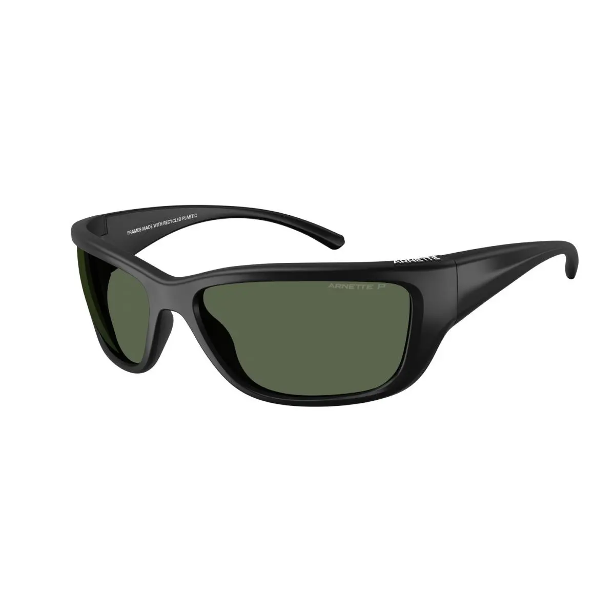 Arnette AN4353 29009A Bubblewrap Black Green Polarized 63 mm Men`s Sunglasses