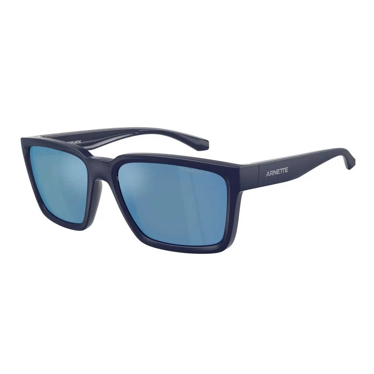 Arnette AN4346 275922 Plot Twist Blue Grey Mirror Polarized 57mm Mens Sunglasses