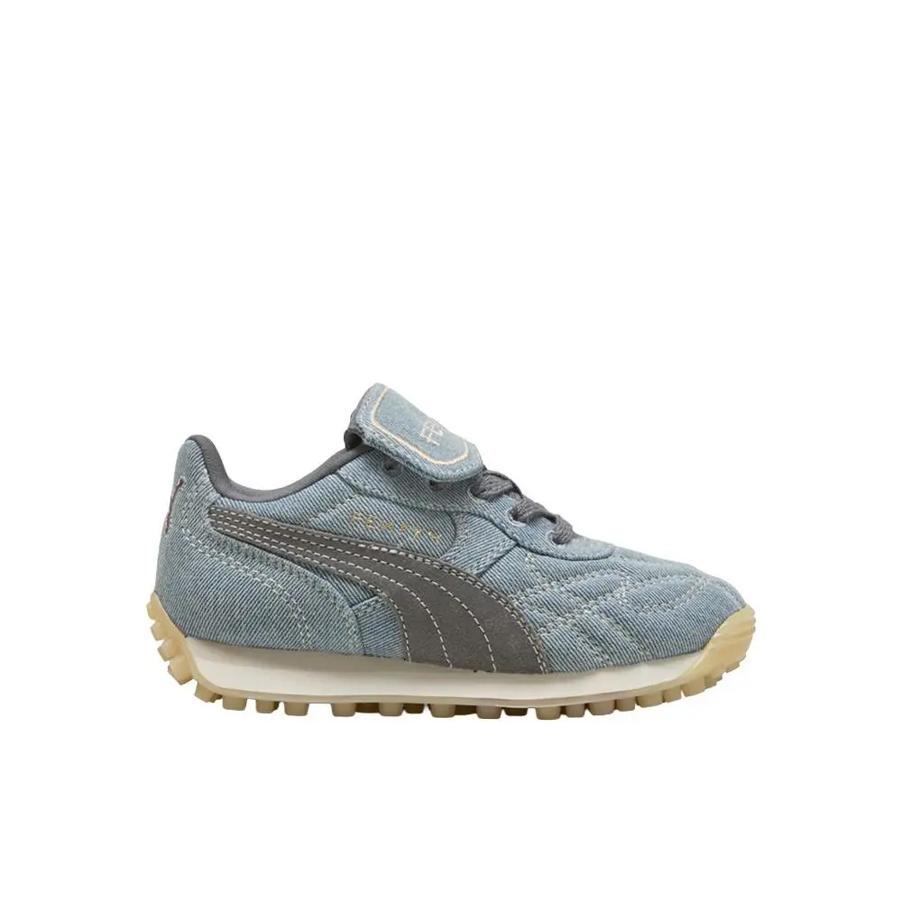 Puma Fenty X X Smurfs Avanti Lace Up Toddler Boys Grey Sneakers Casual Shoes 4 - Grey
