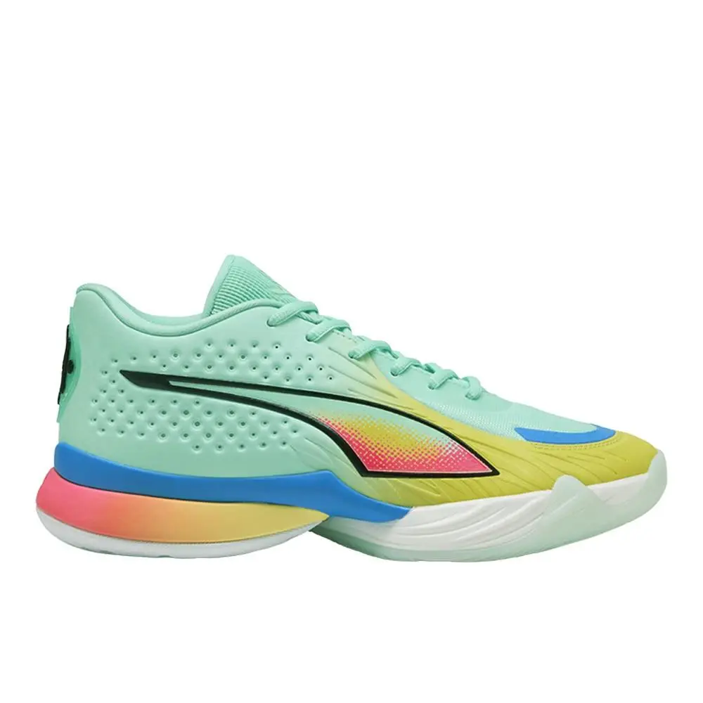 Puma Stewie 5 Turbo Basketball Womens Green Sneakers Athletic Shoes 31274501