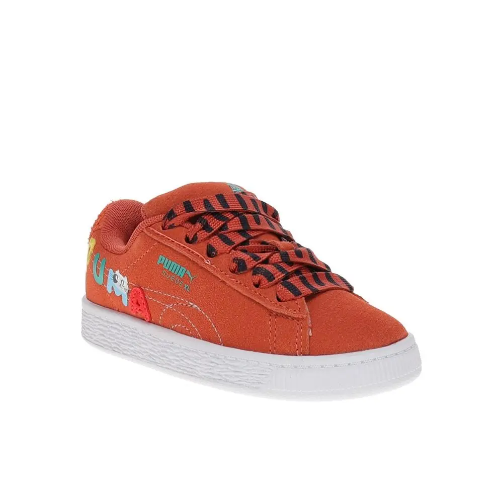 Puma shoes - PUMA Suede Xl Sporty Cats Lace Up  Toddler - 40497401 - Orange 8