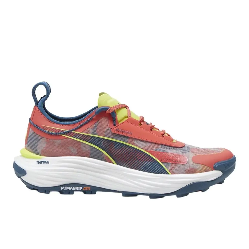 Puma Voyage Nitro 3 Running Womens Grey Pink Sneakers Athletic Shoes 37774607