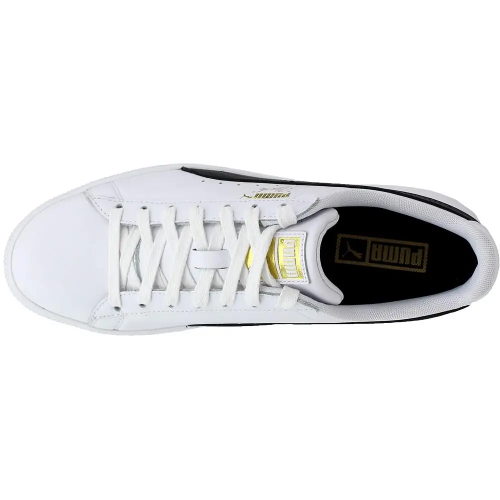 Puma shoes - PUMA Clyde Core Foil Lace Up - 364669-01 - White 4